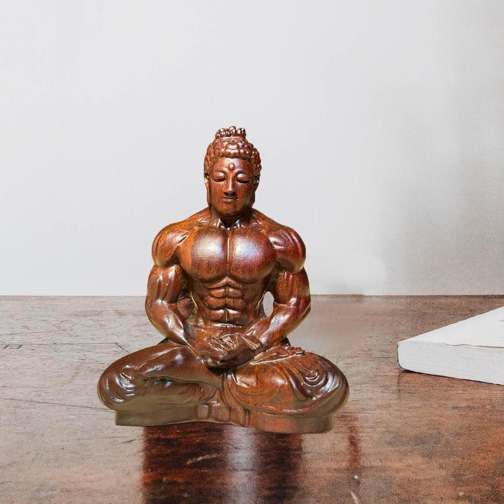 Buddha Figure Mini Statue Handmade Chinese Decorative Ornament Creative Sculpture Made