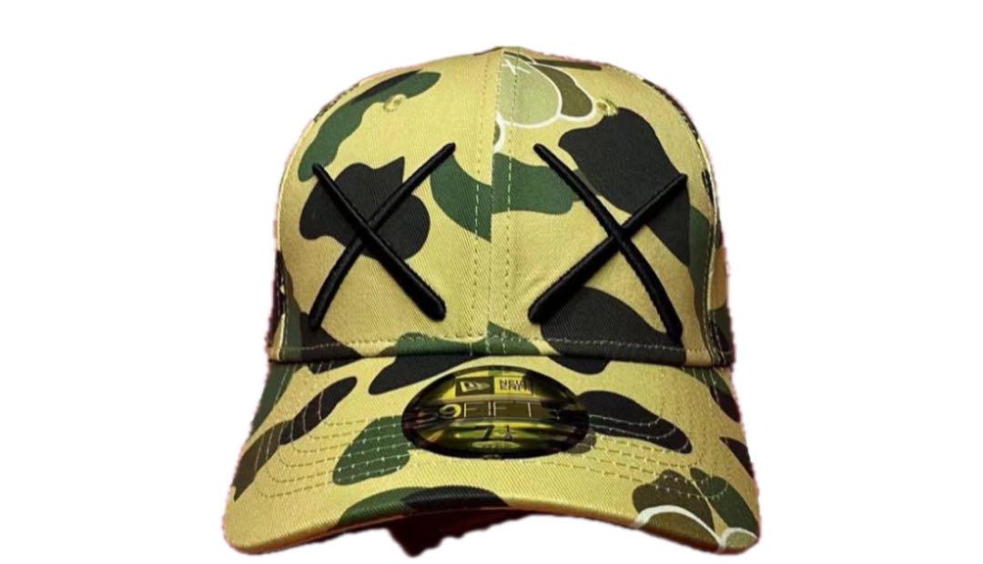 

[USED] A BATHING APE x KAWS collaboration cap
