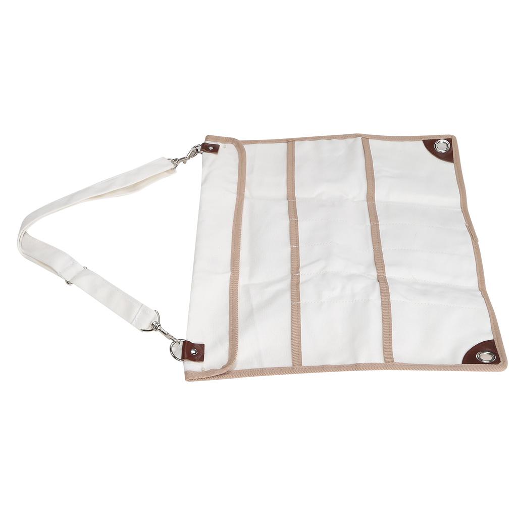 Geschirr Aufbewahrungstasche Faltbar Verstellbar Mehrere Taschen Bestecktasche für Rucksacktouren BBQ Camping Wandern