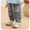 Kaka Panda Kids' Winter Fleece Pants - Cozy Autumn & Winter Wear for Boys and Girls