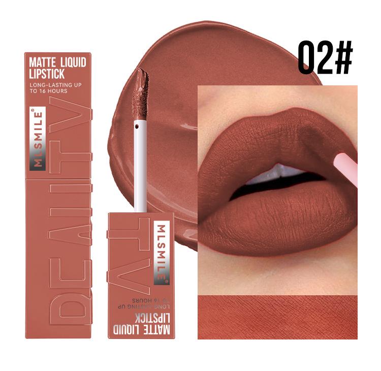 Matte Velvet Long-lasting Lip Gloss Set: Waterproof & Non-stick, Hot European/American Style