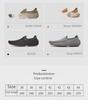 Spring Trendy British-Style Men's Slip-On Shoes - Solid Color, Simple, Casual, Large Size, Korean Fashion.