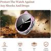 Bling Cat Ear Glitter Case for Samsung Galaxy Watch 8 40mm 44mm Women Crystal Rhinestone Bezel Protective Cover