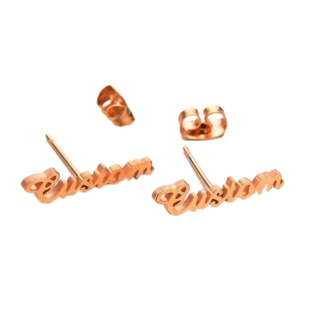 Customization - Name Earrings, Customized Earrings, Unique Gifts For Wives