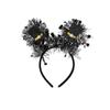 Black Gold 2025 New Year Headbands Wear-resistant Cosplay Headbands  Costume Party Accessories