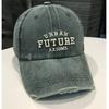 Cap Baseball Peaked Hat Future Alphabet Pattern Uv Protection Design Unisex