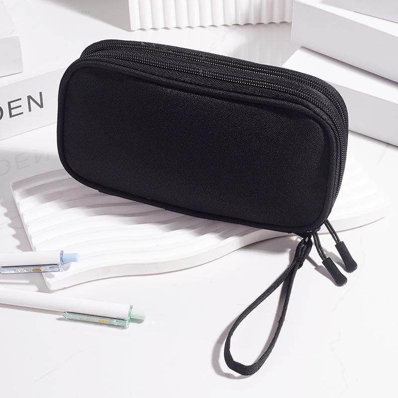 Multi Layer Digital Accessories Organizer Bag Dustproof Data Cable Earphone Power Bank Storage Pouch