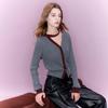 Women's 2025 Winter V-Neck Ribbon Knit Cardigan