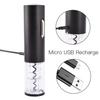 Electric Wine Bottle Opener Automatic Corkscrew with Foil Cutter One-Touch Operation Easy Cork Removal Tool Gift for Wine Lovers