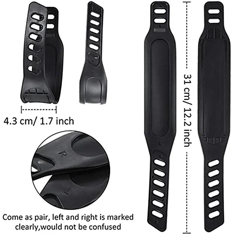 2/4Pcs Bicycle Pedal Straps Adjustable Length Exercise Bike Belts Generic Stationary Cycling Fix Bands Tape Bike Accessories
