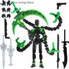 Titan 13 Action Figures T13 Figure 3D Printed Multi-Jointed Movable Lucky 13 Action Figure Nova 13 Action Figure Dummy Kids Gift
