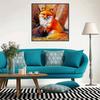 New Arrival 5D DIY Full Circle Diamond Painting "Fox" Embroidery Cross Stitch Home Decor Gift
