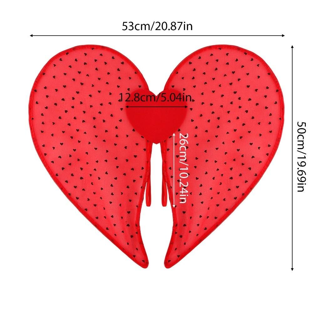 

Sexy Seductive Heart-shaped Wings Heart-shaped Dress UP Valentine s Day Decorations Valentine s Day Party Accessories