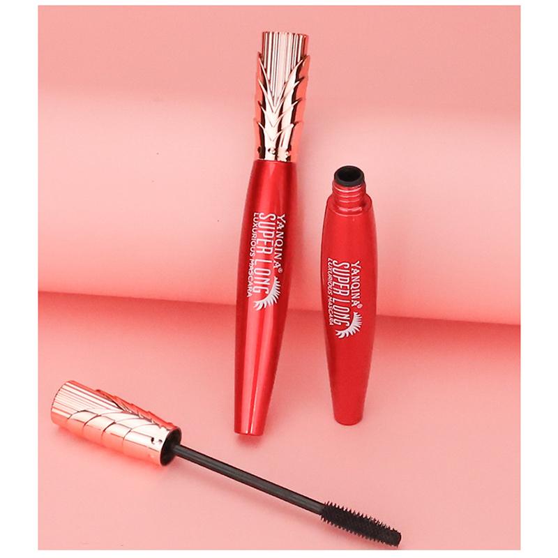 4D řasenka voděodolná dlouhotrvající řasa černé řasy prodlužující řasenka s hedvábným vláknem make-up