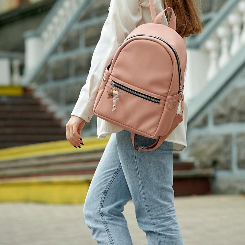 1Pair Cartoon Magnetic Bear Keychain Creative Cute Resin Animal Doll Bag Pendant Kawaiis Key Chains Gifts For Lovers Ornaments