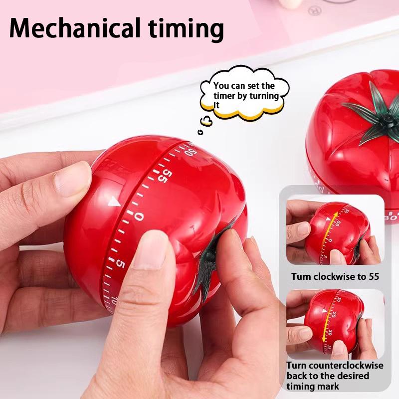 Rajčatový časovač Elektronická kuchyňská připomínka Pomodoro Mechanický odpočítávací budík Kuchyňský nástroj na vaření Herní časovač Hodiny