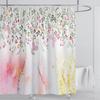 Plants Graphic Shower Curtain Waterproof Shower Curtain Polyester Fabric 3D Printing Bathroom Curtains Bathroom Decor With Hooks