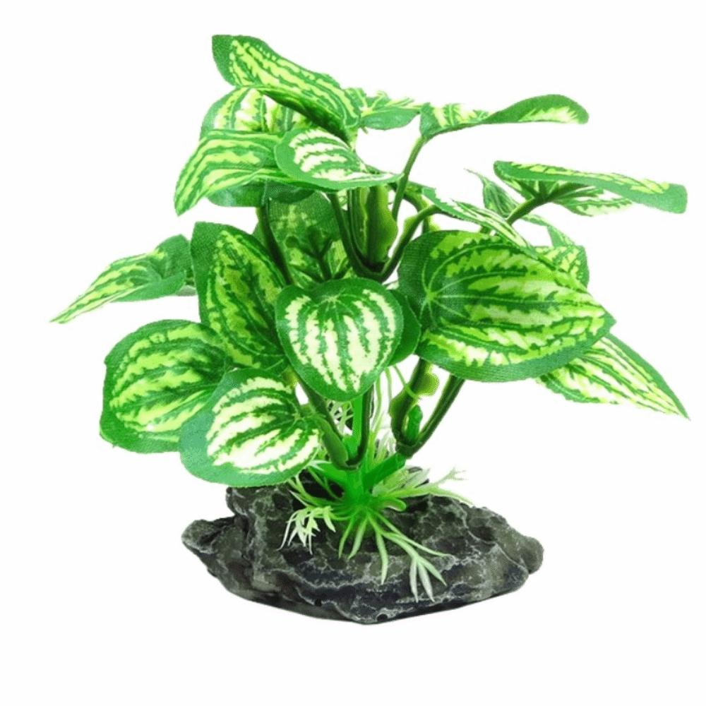 Plastic Material Aquarium Plants Realistic Design Safe Material Fish Tank Decorations Silk Texture