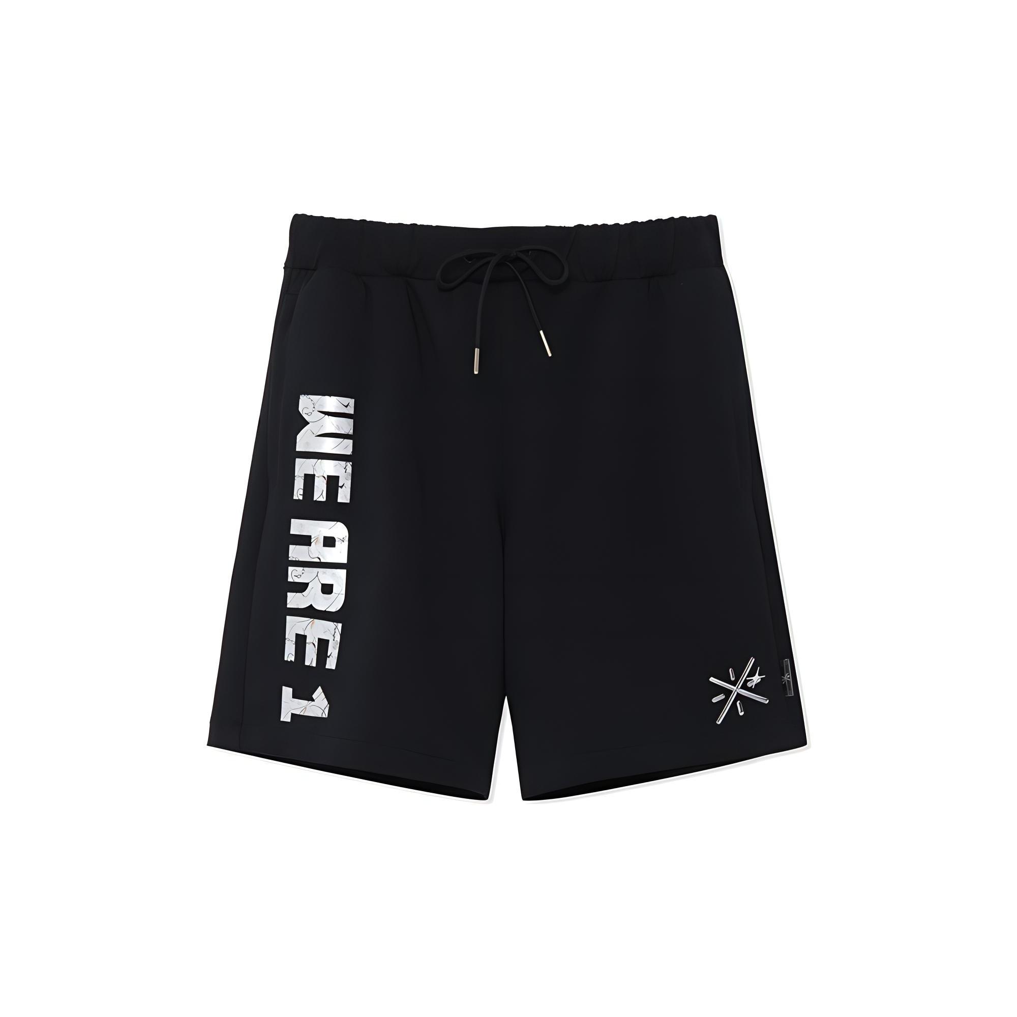 Li-Ning x Glare Way Of Wade Graphic Shorts Black Men s AKSS527-1 L