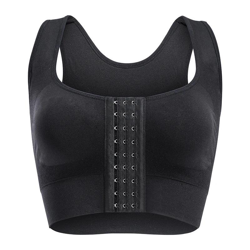 High-End Adjustable Front Closure Comfort Bra: Enhances Shape with Adjustable Support