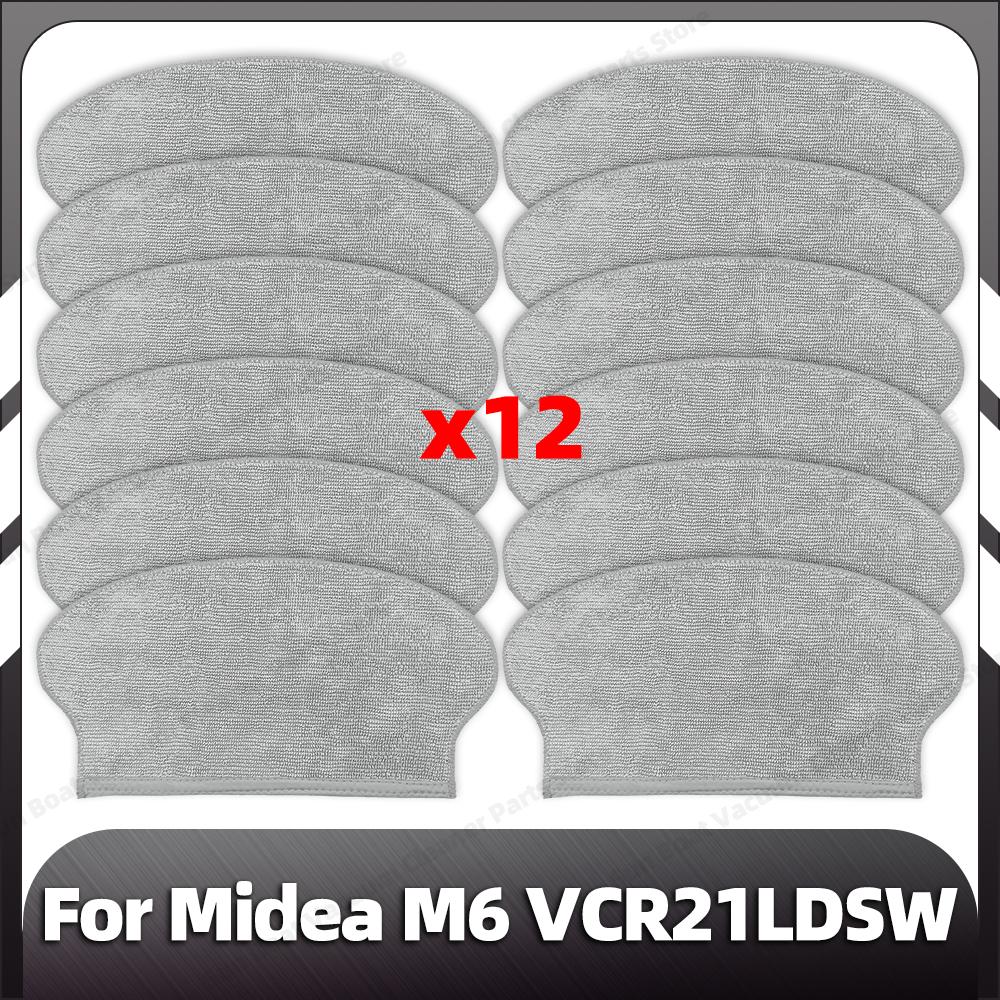 Compatible for Midea M6 VCR21LDSW  Robot Replacement Side Brush HEPA Filter Mop Pads Spare Parts Accessories