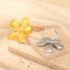 Opening Rings Flower Rings Hand Jewelry Fashion Rings Stainless Steel Adjustable Rings Suitable for Fashion Enthusiasts