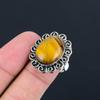 Daughters Day Deal 925 Silver Oval Tiger Eye Gemstone Anniversary Ring Jewelry