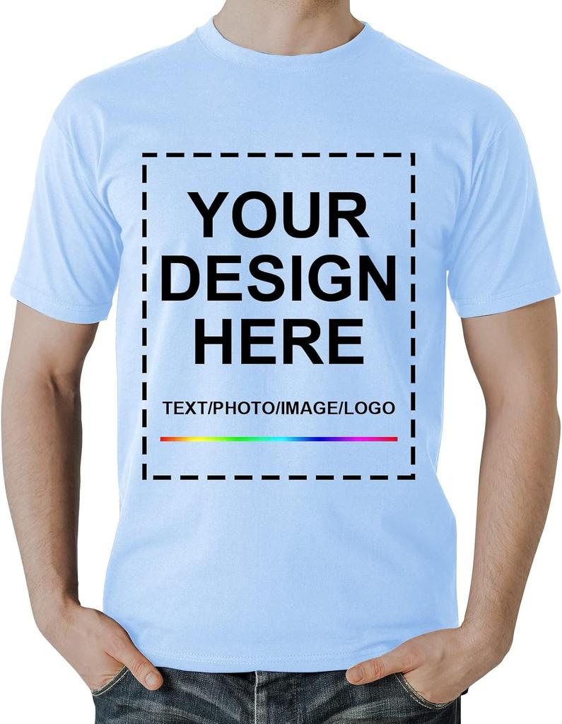 Custom Tshirt Design Your Own Printed Tee Picture Shirts For Unisex Wounisex Personalized T Shirt