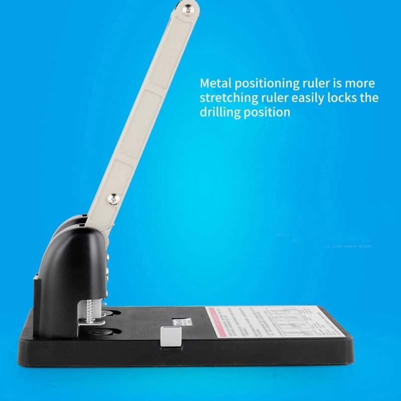 Heavy Duty 2 Hole Punches 150 Sheets High Capacity 2 Hole Paper Puncher Labor Saving Hole Punches for Office Industrial