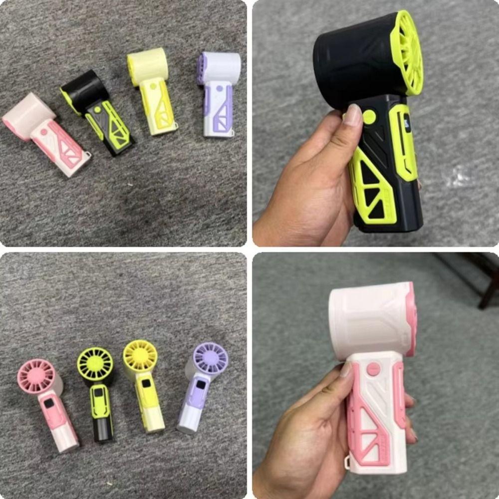 Rechargeable Handheld Turbo Fan 100 Gear Wind Fast Cooling Fan Mini High-speed Fan  Summer Supplies