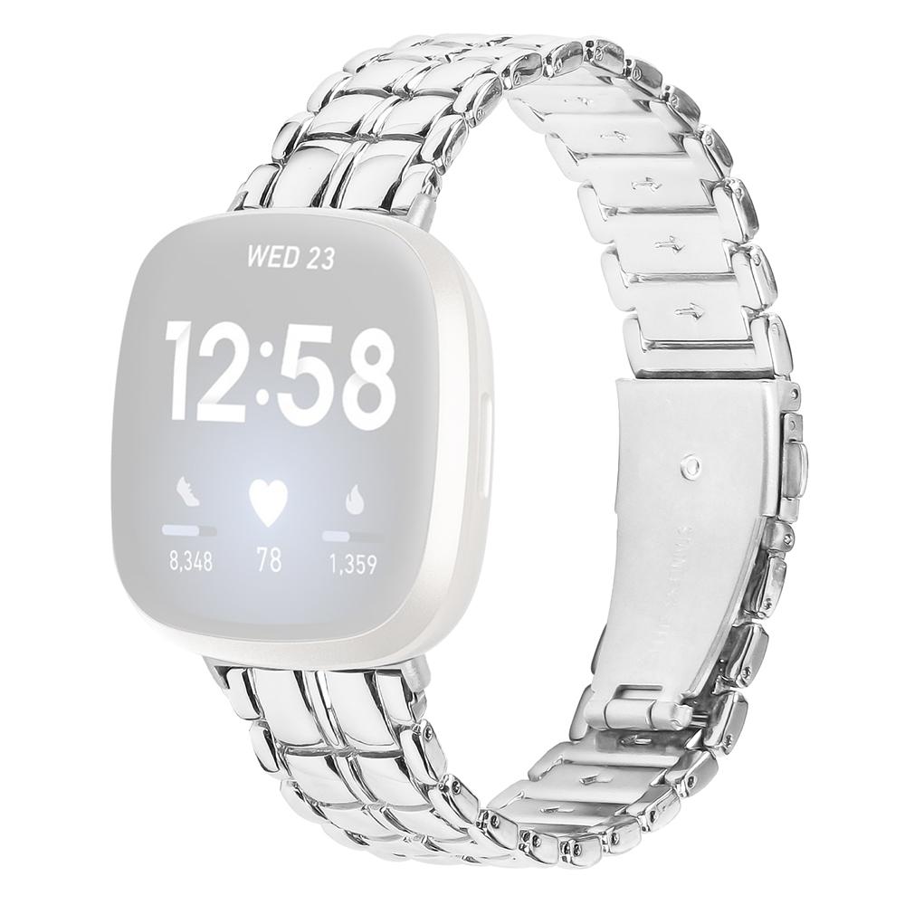 For Fitbit Versa 4/Sense 2 Smartwatch Metal Replacement Wrist Strap