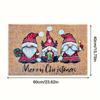 Christmas Santa Gnome Toilet Cover Set, Festive Bathroom Decor. Perfect Holiday Home Gift & Accessories.