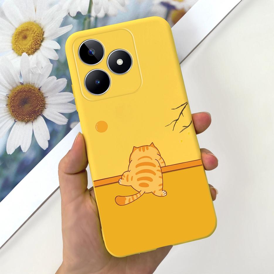 For Realme C51 Case RMX3830 Cute Astronauts Cartoon Cover Soft Silicone Phone Case For Realme C53 C 51 RealmeC51 RealmeC53 Shell