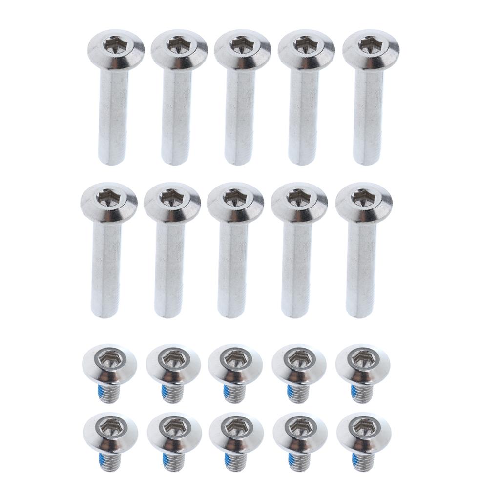 Wheel Skate Sets 10 Socket Screw Inline Roller Skate Screws Shaft Hex Tool