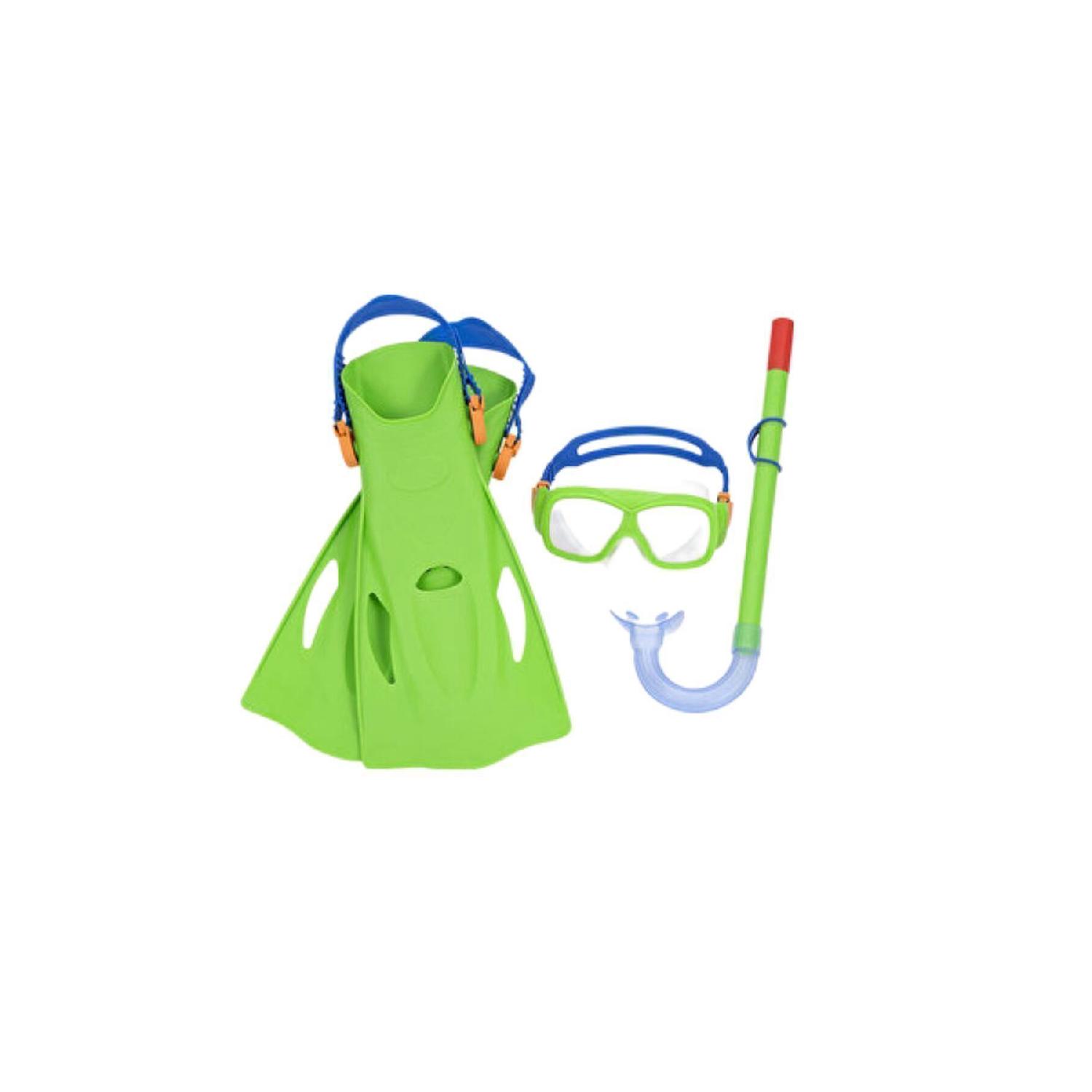 

Маска для дайвінгу Explora, трубка, набір ласт (7-14 років)