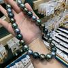 West Taipan, Tahiti Mixed Color Morandi Necklace Women'S Light Luxury Niche Yuanbao Buckle Beaded 16Mm