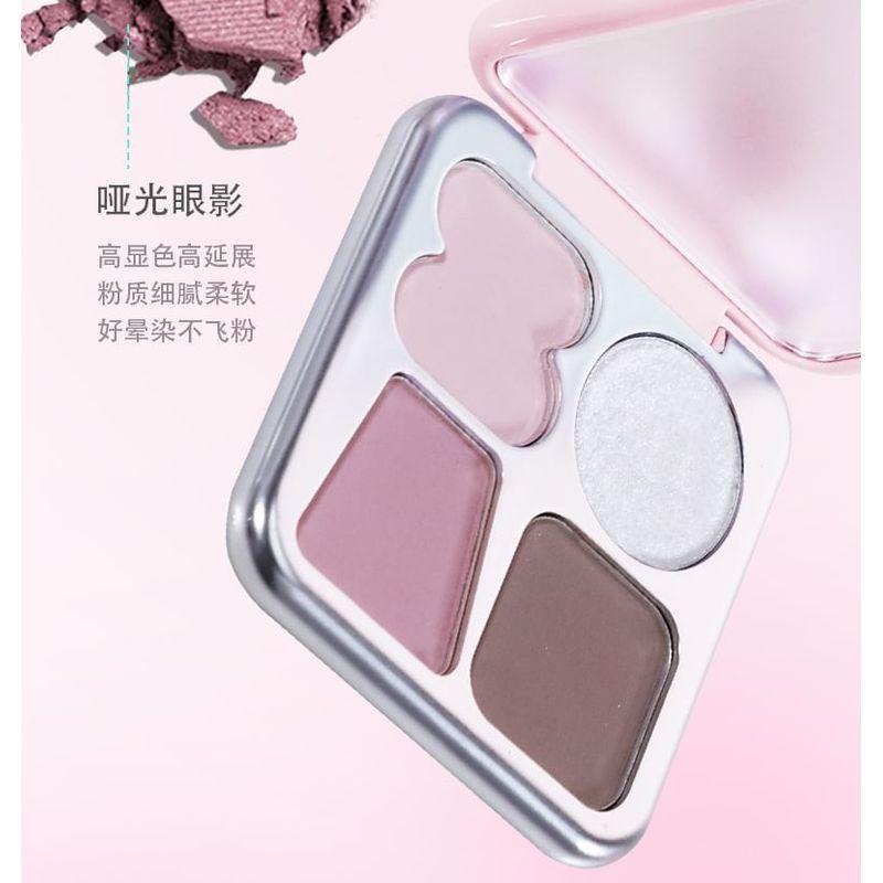 Biya - Joyful Dream 4-Color Eyeshadow Palette - 4 Types