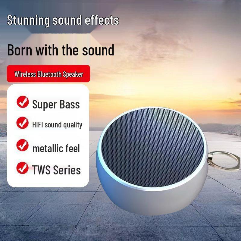 High-Quality Sound Bluetooth Outdoor Speaker: Portable with Subwoofer, Card Slot, and Large Volume (Model BS02)