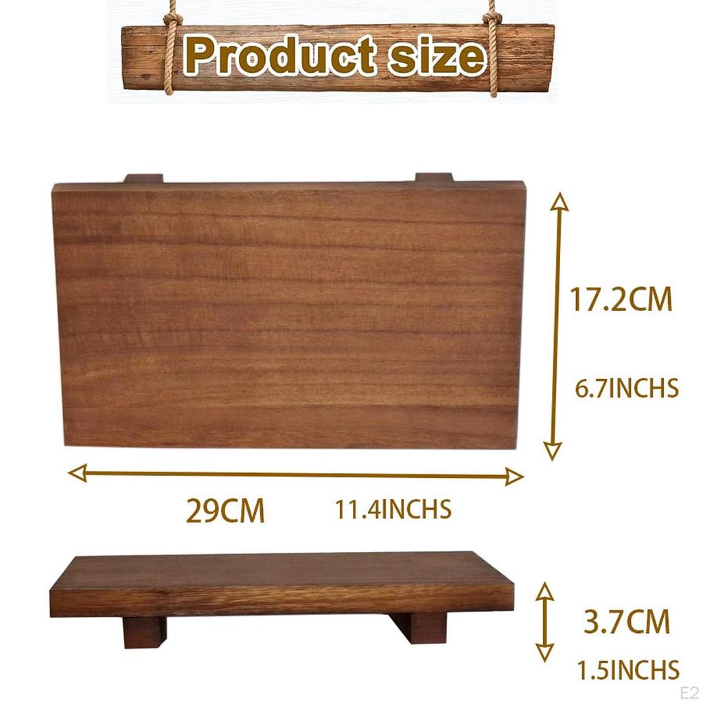 Holz Sockelständer Bauernhaus Tablett Schmuckhalter Vielseitiger Erhöher Küche
