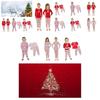 European And American Printed Christmas Home Clothing Suit For Parents And Children