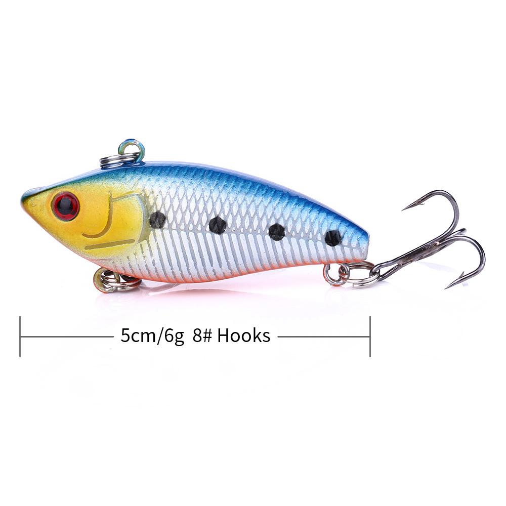 1pc Hengjia Small VIB Bait Plastic Fishing Lure 6.4g/5cm Lifelike Pike Lure