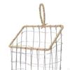 Hanging Storage Basket Rack Decors with Hook Shelf Holder for Dormitory