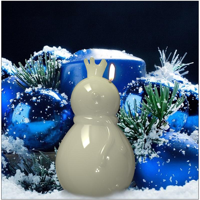 Santa sněhulák svíčka Epoxidová silikonová forma DIY ručně vyráběná aromaterapeutická svíčka vánoční ozdoby ruční práce forma na mýdlo ruční dárek