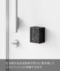 Yamazaki Magnetic Deodorizer X X Tower Floating Bathroom 3662 Anti-Mold & Case, Small, Black, Approx. W8.5 D5.6 H9.7cm, Anti-Mold Case, Storage,
