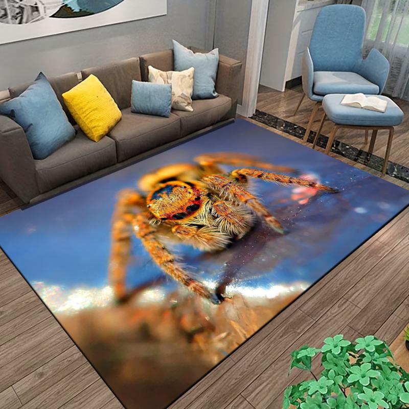 spider Carpet For Living Room Game Rugs Soft Floor Cartoon Rugs Bathroom Rug Mat Yoga Mat Home Decor  decoration chambre
