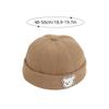 Cartoon Bear Brimless Hat Solid Color Kids Cap Korean Style Dome Beanie  Autumn Winter
