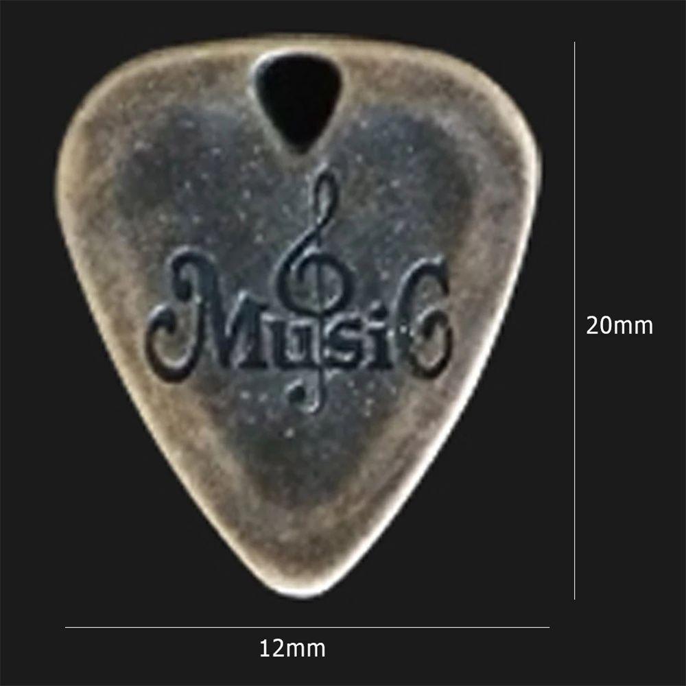 Entertainment Guitar Parts and Accessories Plectrum Zinc Zinc Zinc Alloy Pick Guitar Pick Metal Guitar Pick