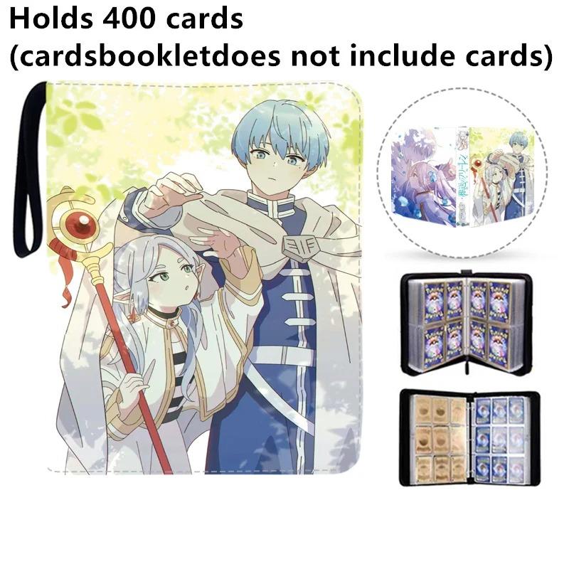Anime Frieren: Beyond Journey's End 400pcs/900pcs Card Album Book Collection Card Zipper Game Cards Binder Holder Kids Gifts