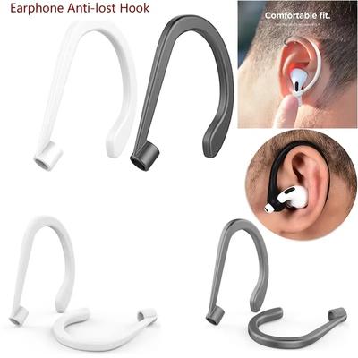 Pair Of Anti-Lost Earhooks For Apple Earphones For Airpods, Professional Anti-Slip Silicone Earbuds Tips, Without Earphones
