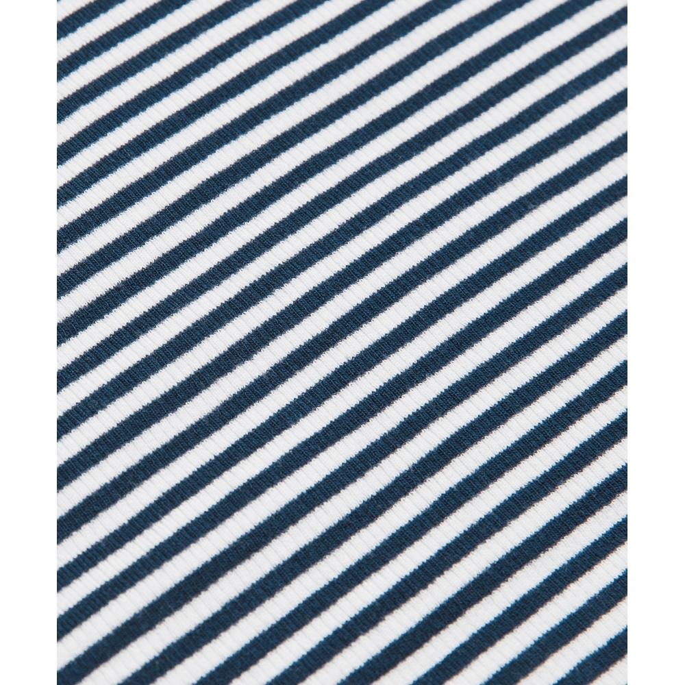 Lululemon Hold Tight Short Sleeve Shirt Minute Stripe White Club Blue